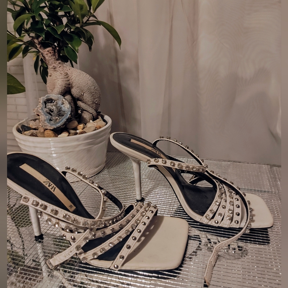 Zara Studded Heels